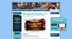 Desktop Screenshot of kbwrestlingreviews.com
